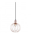 Industrial and retro pendant light Gervais Black 1 bulb