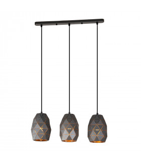 Lampada a sospensione moderna Harley Champagne grafite oro