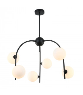 Moderna lampada a sospensione Celine Black