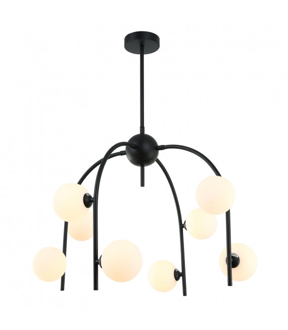 Lámpara colgante moderna Celine Black