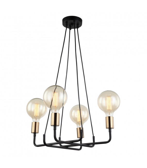 Lámpara colgante moderna Betty Black marrón