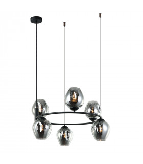 Lámpara colgante moderna Roxane Black