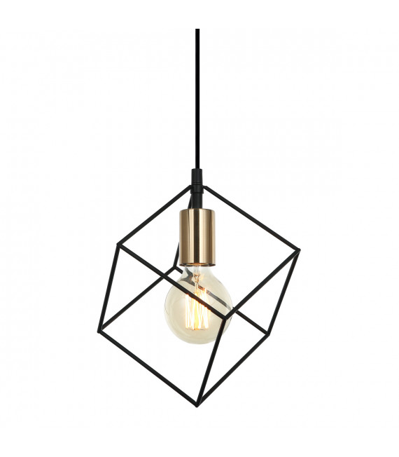 Modern suspension Morestel Black, gold