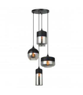 Moderne Pendelleuchte Molina Black