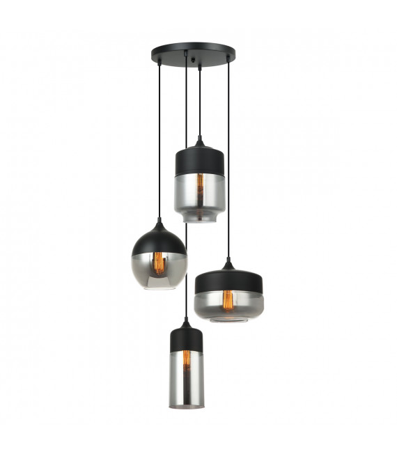 Moderna lampada a sospensione Molina Black