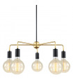 Suspension moderne Malene Noir, doré
