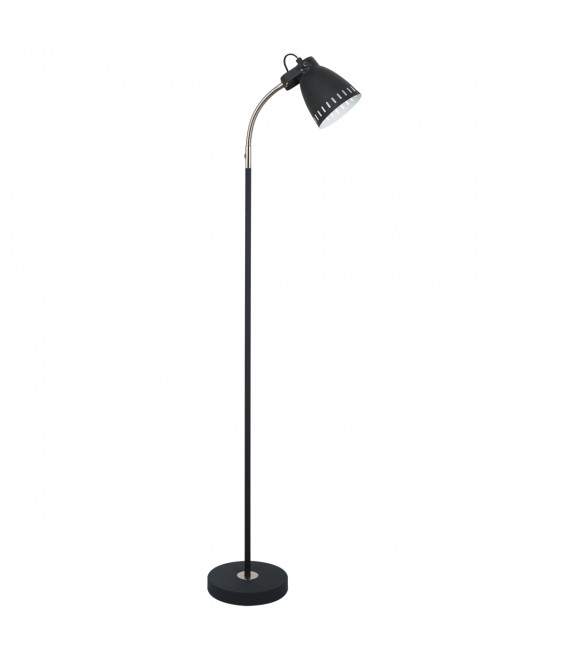 Lampadaire scandinave Fastello Graphite, nickel satiné