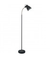 Scandinavian floor lamp Fastello Graphite, satin nickel