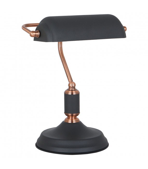 Lampada da scrivania industriale e retrò Pablo Noir