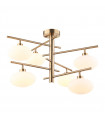 Modern suspension Fiorenzo white lampshade
