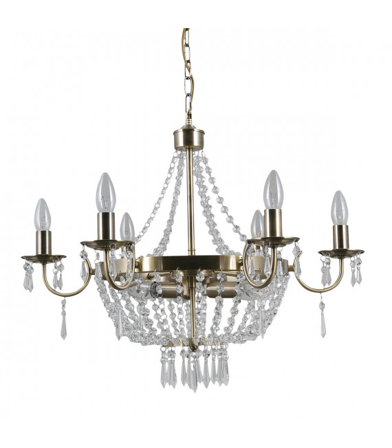 Suspension en cristal Cortina Bronze antique