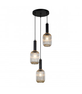 Moderne Pendelleuchte Antiola Black