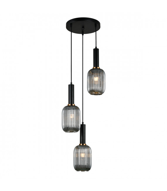 Moderne Pendelleuchte Antiola Black