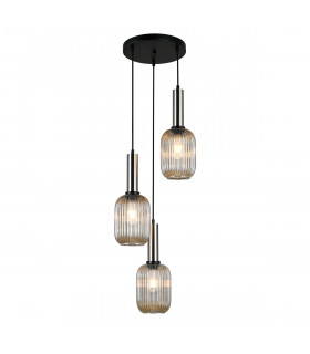 Moderne Pendelleuchte Antiola Satin Nickel