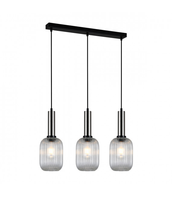 Moderne Pendelleuchte Antiola Satin Nickel