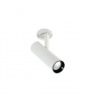 Technical and modern recessed ceiling light Bocca White 3000K White black