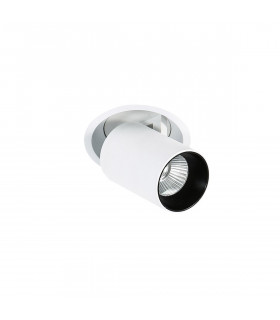 Technical and modern recessed ceiling light Merge 3000K White black
