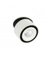 Technical and modern recessed ceiling light Sevilla Round Recessed 4000K White black