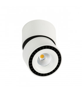 Soffitto spot tecnico e moderno Sevilla Round Ceiling 4000K Bianco nero