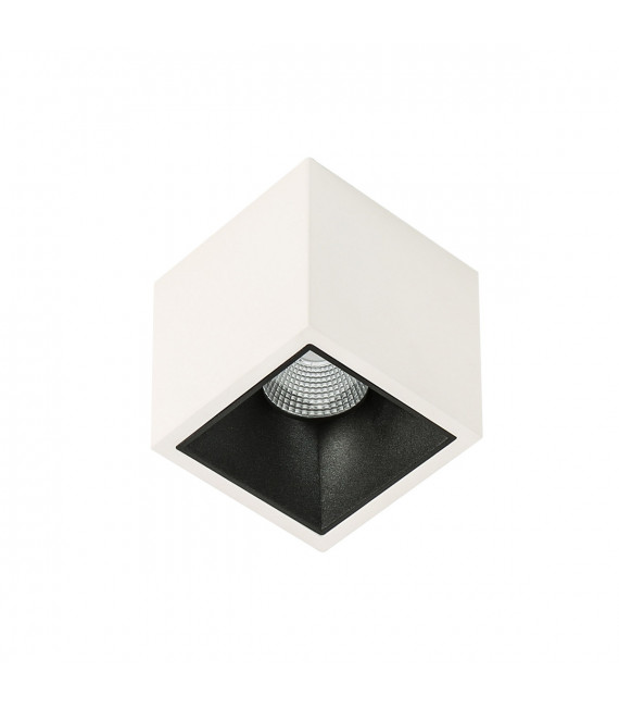 Technical and modern spot ceiling light Alden White Black Deep 3000K Black white