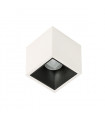 Technical and modern spot ceiling light Alden White Black Deep 3000K Black white