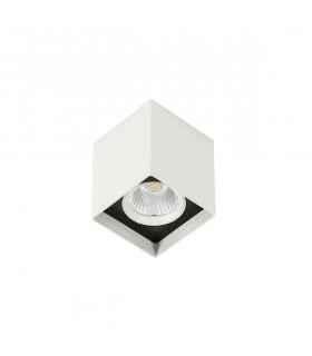 Plafoniera spot tecnica e moderna Alden White Black 3000K White black
