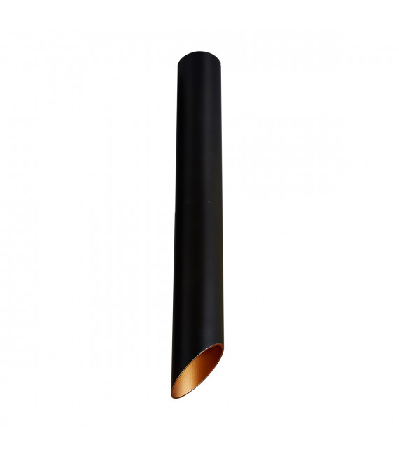 Technical and modern spot ceiling light Argon Black, gold