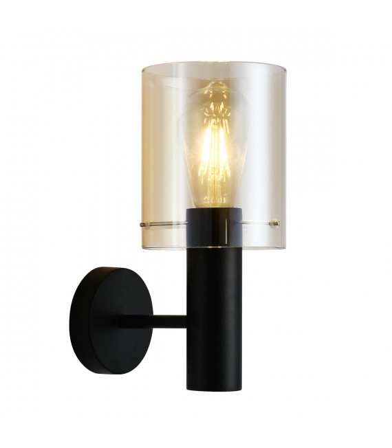 Modern wall lamp Sardo Black