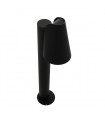 Lanterne de jardin moderne Alba Black Noir