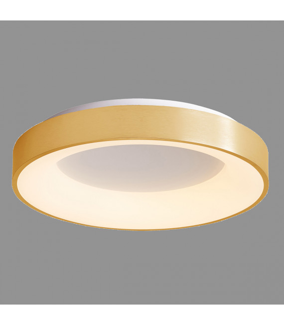 Plafonnier moderne Giulia, aluminium et Or brossé