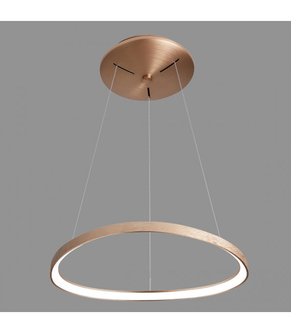 Lampada a sospensione moderna Morfi Oro spazzolato