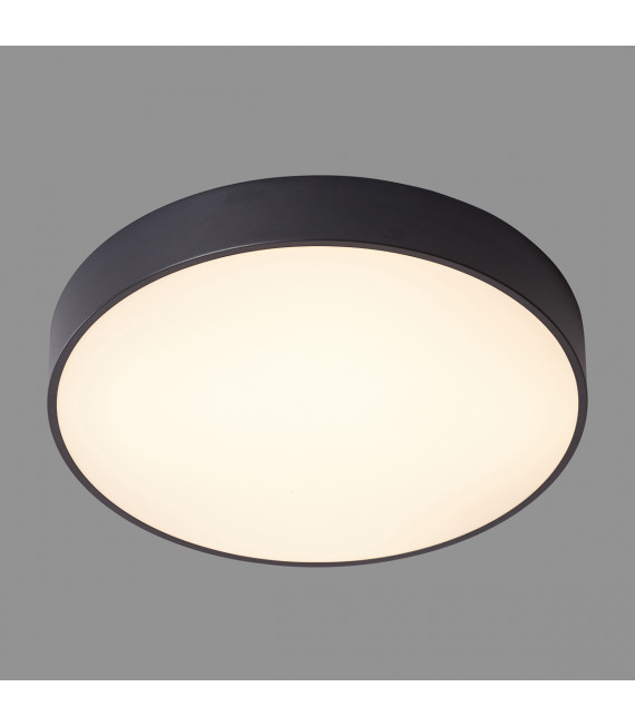 Plafón moderno Orbital Negro arenado