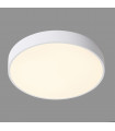 Plafonnier moderne Orbital Blanc sablé en métal