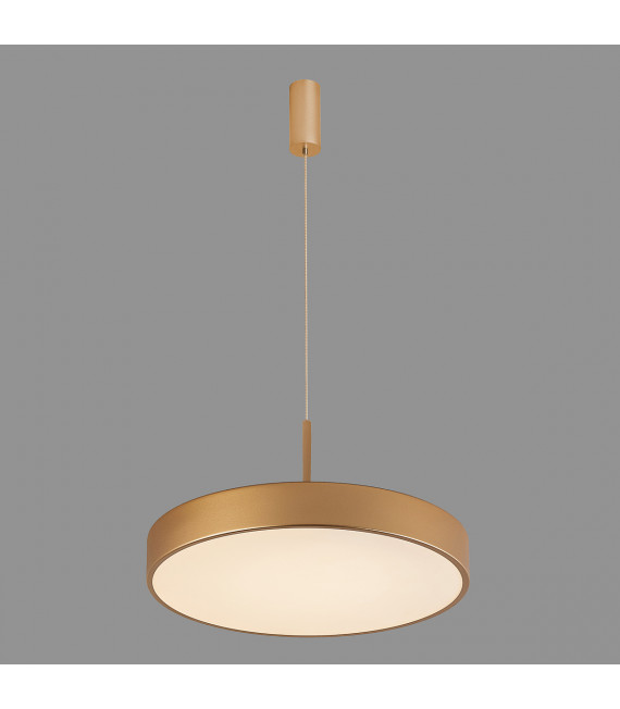 Orbital Sablé golden metal pendant lamp