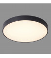 Plafonnier moderne Orbital Noir sablé