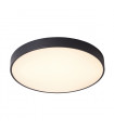 Modern ceiling lamp Orbital Black sandblasted