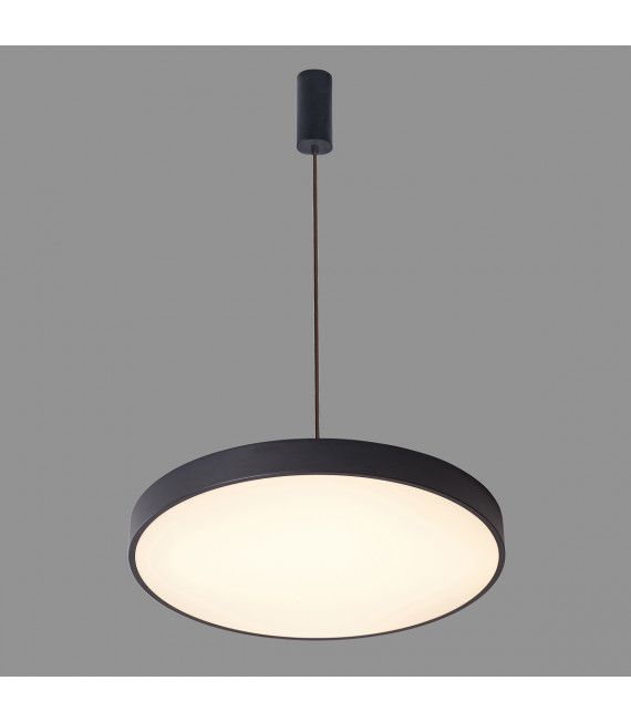 Moderne Pendelleuchte Orbital Black sandgestrahlt