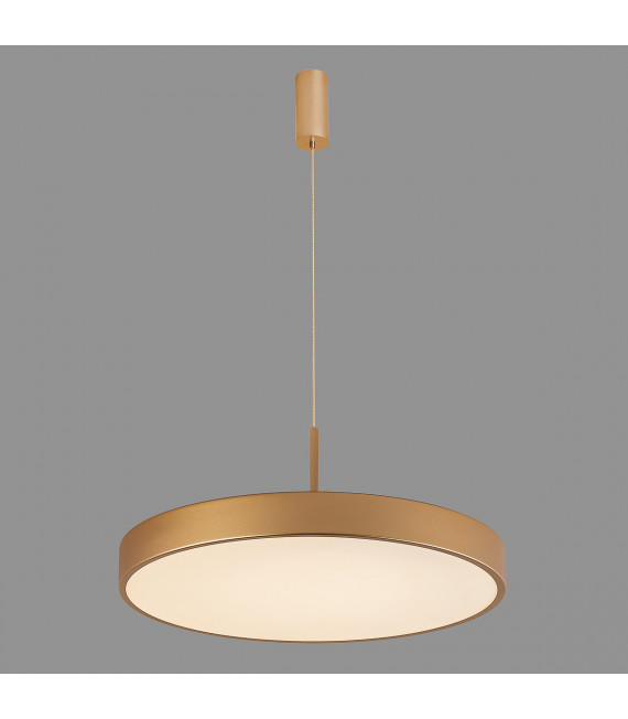 Moderna lampada a sospensione Orbital Golden sand