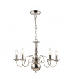 Lustre classique Marion Chrome 5 ampoules