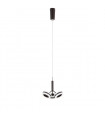 Metis Bronze metal pendant lamp