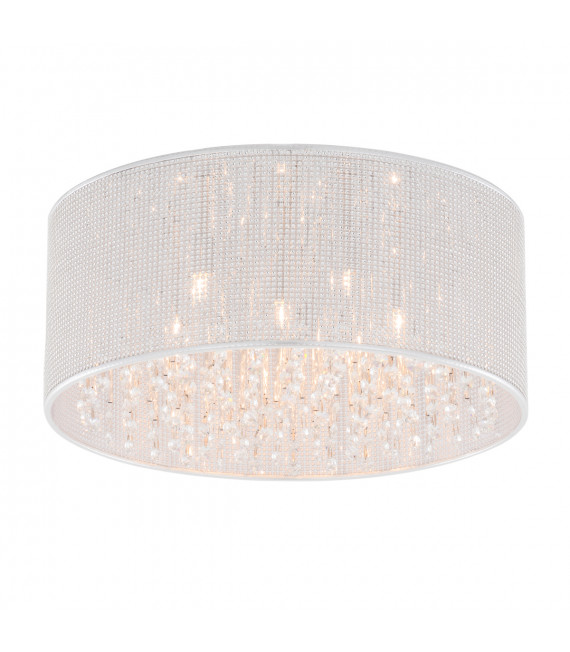 Crystal pendant lamp Quartz II Chrome