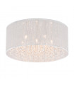 Crystal pendant lamp Quartz II Chrome