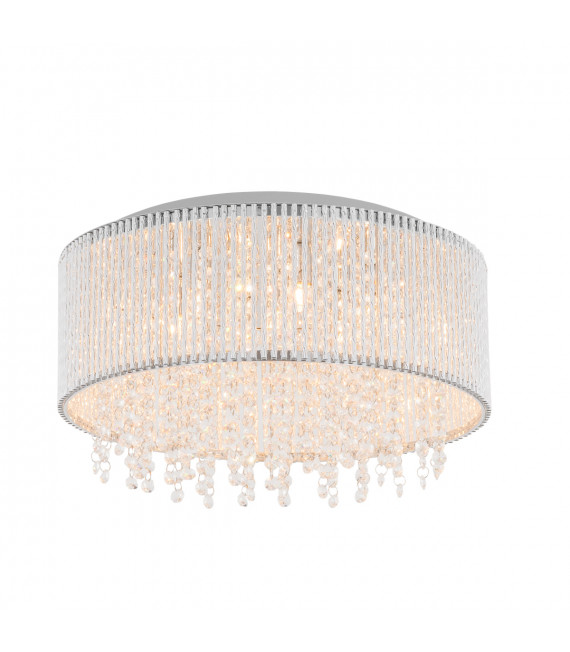 Lampadario in cristallo Anabella argento