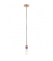 Classo modern pendant socket Red copper