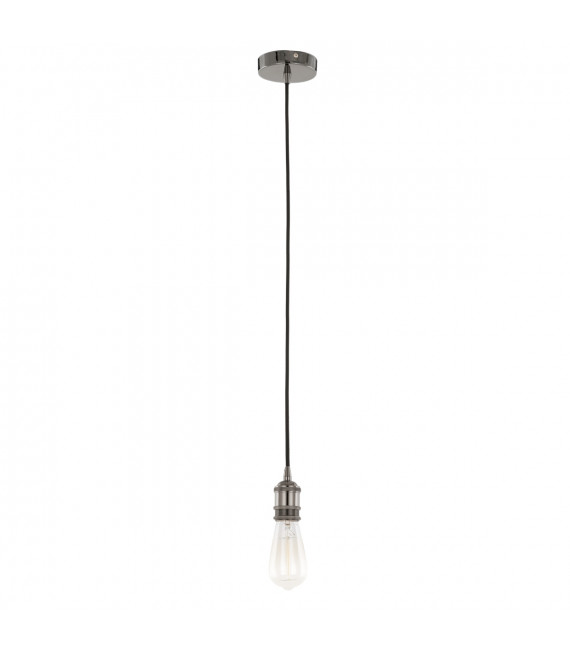 Douille suspendue moderne Classo Noir en alu