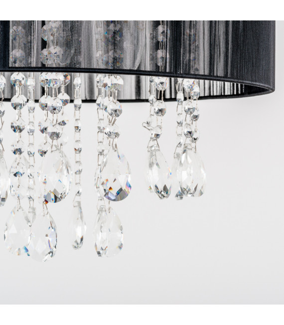 Essence Crystal Pendant Black
