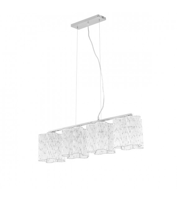 Suspension classique Antonio Chrome 4 ampoules