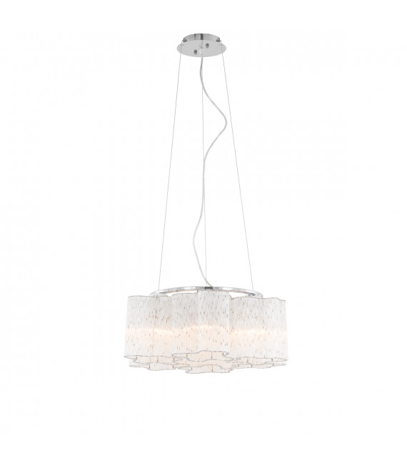Lampada a sospensione classica Antonio Chrome