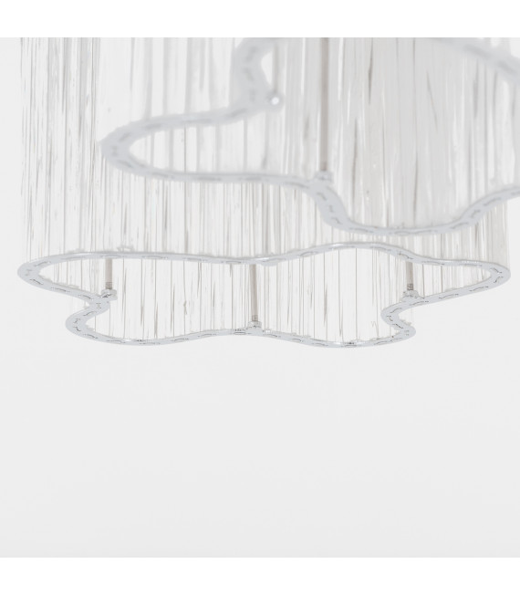 Klassische Pendelleuchte Antonio Chrome