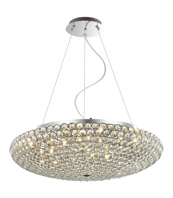 Santo Chrome klassische Pendelleuchte